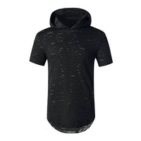 Stretchy Hooded T-Shirt