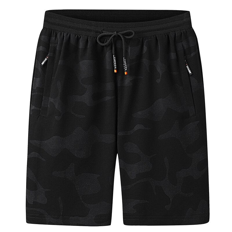 Camouflage Pattern Elastic Shorts