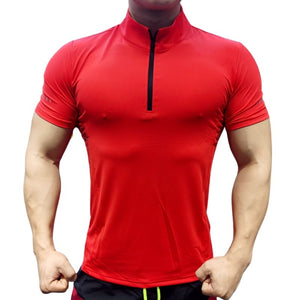 Zipper Gym Shirt
